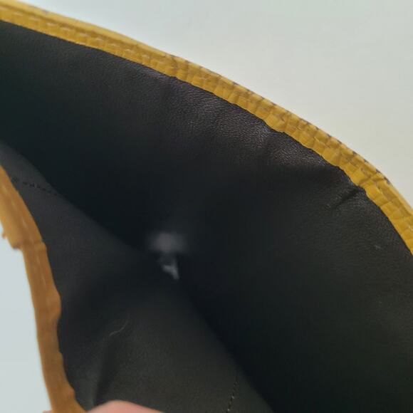 Nina Ricci Mustard Yellow Wallet Leather Italian Bifold Boho Designer - Picture 8 of 11